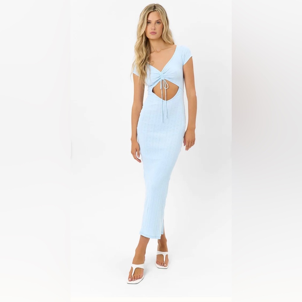Frankieโs Bikinis x GIGI HADID Millie Lounge Maxi Dress